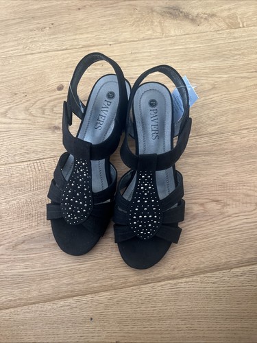 Women pavers black sandals - women’s,