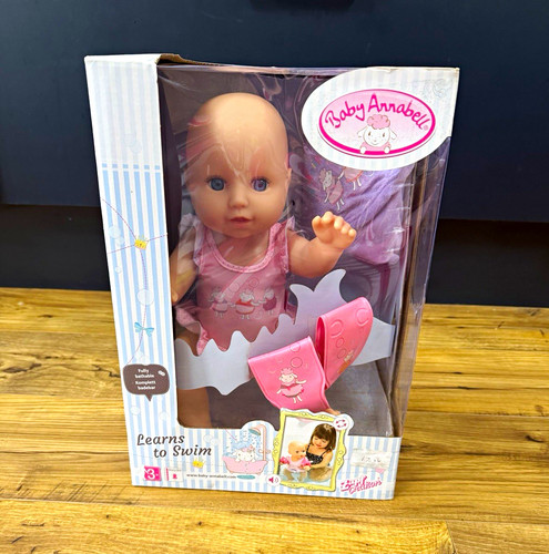 Baby annabell learns - baby, swim