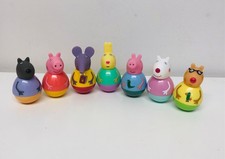 peppa pig weebles bundle x 7