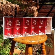 6 Goblets By Dema - Vintage
