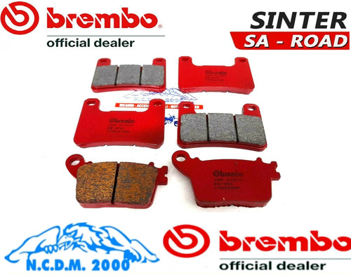 Brembo brake pads front - +, rear