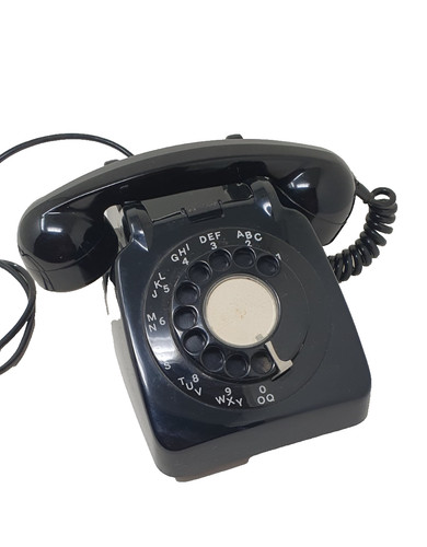 Vintage gpo 706l black rotary - vintage,