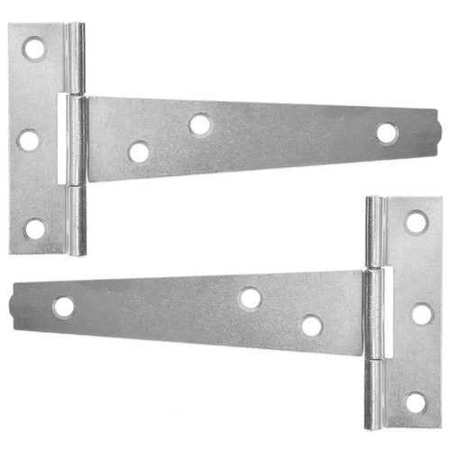 Galvanised zinc tee hinges - galvanised,