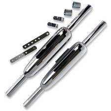 Triumph T120/T140 BSA A65 OIF Models Exhaust Silencer Pair – Retro Style (1971–)