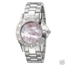 ellesse Ladies Watch MOP Dial Crystal Bezel Swiss Movt