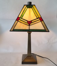 Tiffany Style Lamp Geometric