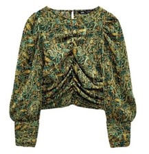 Worn Once ZARA Paisley Chiffon