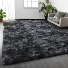 Fluffy Rugs Large Shaggy Rug Bedroom Living Room Anti Slip Soft Carpet Floor Mat