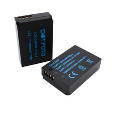 2x LP-E12 Battery for Canon EOS M M2 M10 M50 M100 M200 100D / PowerShot SX70HS