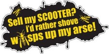 SELL MY SCOOTER? sticker vespa