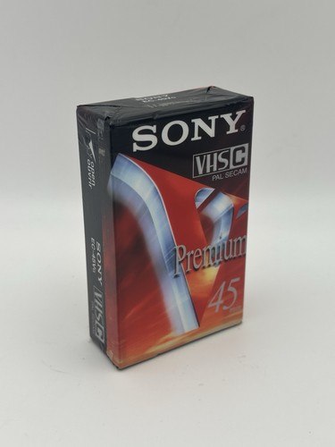 Sony vhs premium cassette - sony,