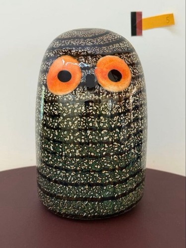 Iittala barn owl glass art - barn,