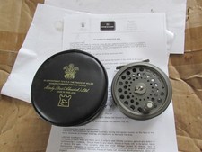 EXCELLENT HARDY ALNWICK JLH ULTRALITE 8/9 TROUT FLY FISHING REEL + CASE