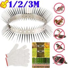 Bird Spikes Outdoor Pigeons and Other Small Birds for Garden Fence and Wall New