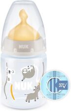 NUK First Choice+ Baby Bottle, 0 - 6 Months, Temperature Control, Anti Colic ...