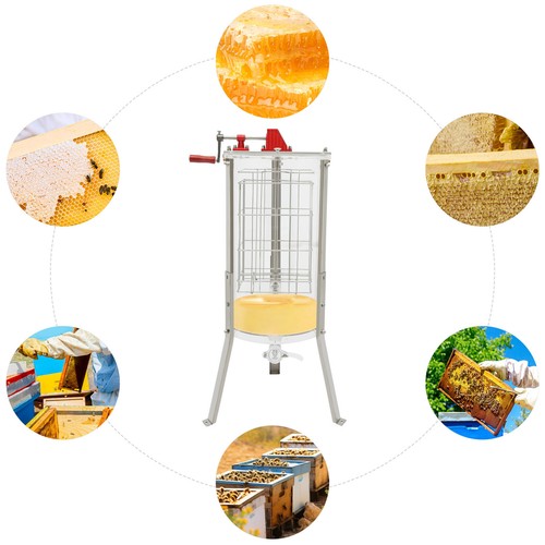 Manual honey extractor - manual, frame