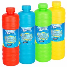 Super Bubble Solution Pre Ready Mixed Liquid Bottle Gun Machine Wand Toy 1L