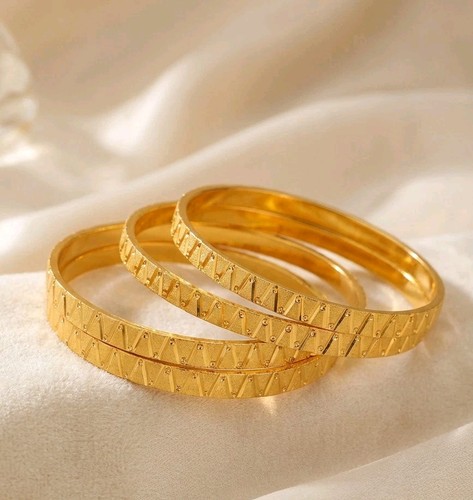 22k gold plated - indian, bangles