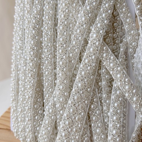 Yard pearl trim beaded - 1,