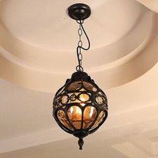 Industrial Glass Shade Ceiling