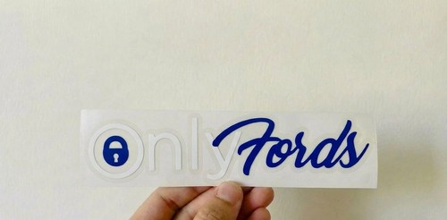 Ford logo vinyl decal only - logo,