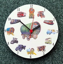 Romany Gypsy Caravan Clock - Romany Gypsies - Gypsy Clock - Gypsy Gift -WT63R-C