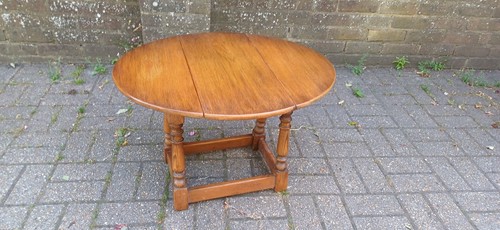 Vintage solid oak gateleg - vintage,