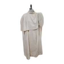 Vtg Cloak Cape Fox Fur Tails