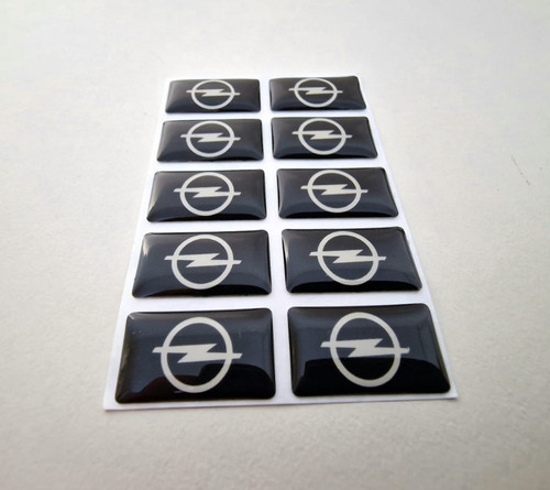 10x opel domed badge - opel,