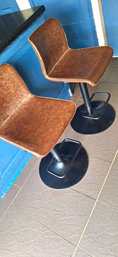 Brown swivel bar stools - brown,