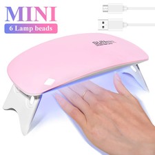 Mini UV LED Nail Lamp 6 LED -