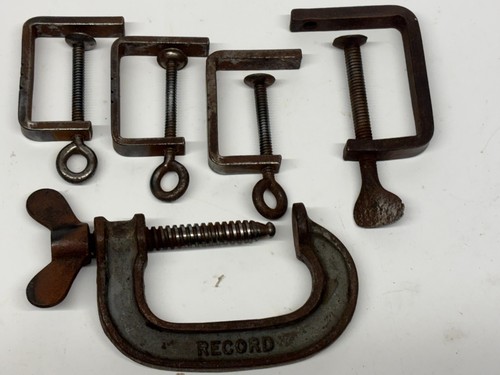 Collection small clamps 1 - 5,