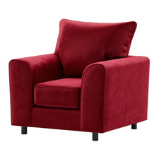 Brooklyn Red Corner Sofa 3 & 2