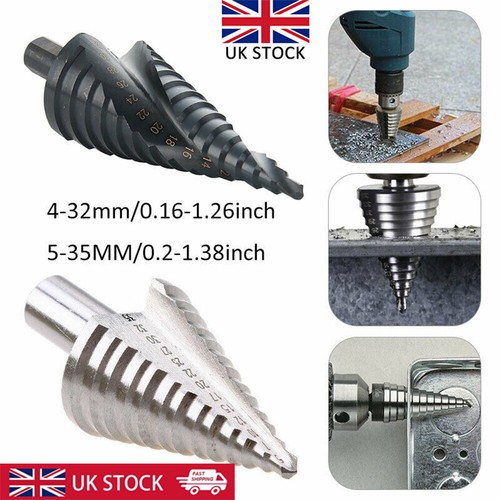 60mm hss spiral step cone - spiral,