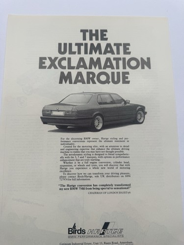 Original vintage 1989 e32 bmw - vintage,