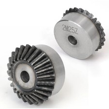 Bevel Gear 2 Mod 15/16/18/20/21/22/23T-40T 45# Steel 90° 1:1 Transmission Gears