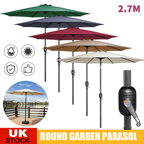 Large parasol umbrella - 2.7m,