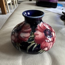 Moorcroft Anemone Squat Vase
