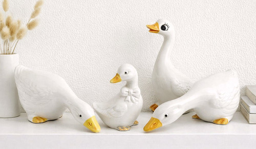 Vintage ceramic goose - goose, duck