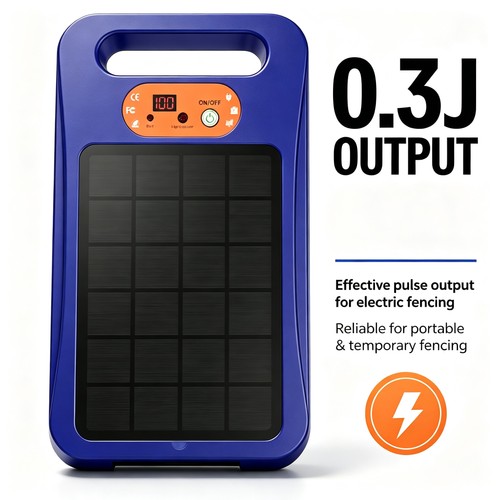 Solar electric fence charger - electric,