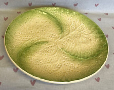 Vintage Mintons Cabbage Leaf Majolica Plate. Collectable. Kitchenalia. Retro