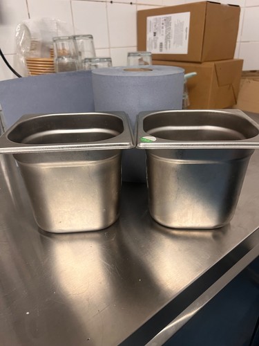 Stainless steel gastronorm - 1/6,
