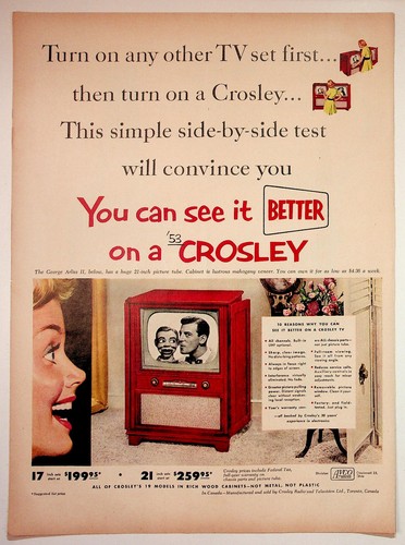 Crosley 1953 original - crosley, tv