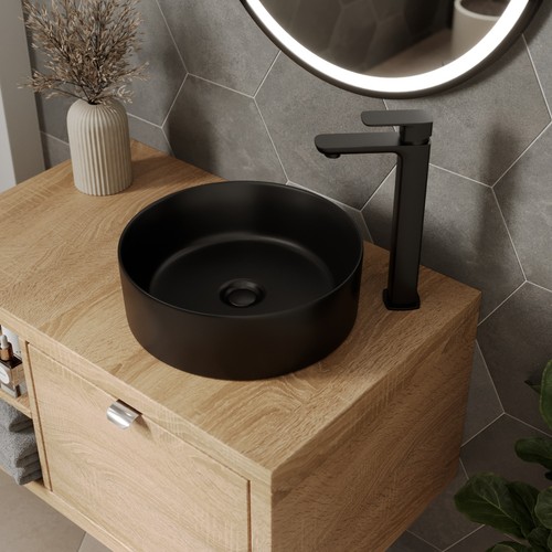 Ceramic bathroom vanity - bathroom,