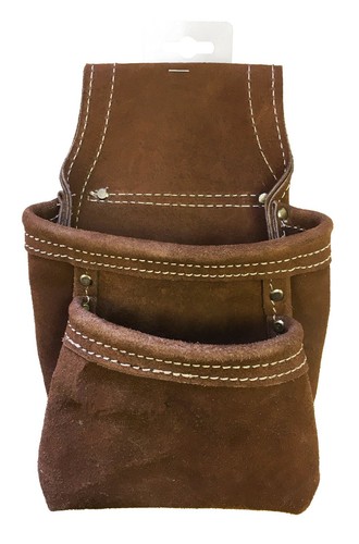 Heavy duty leather twin pocket - heavy,