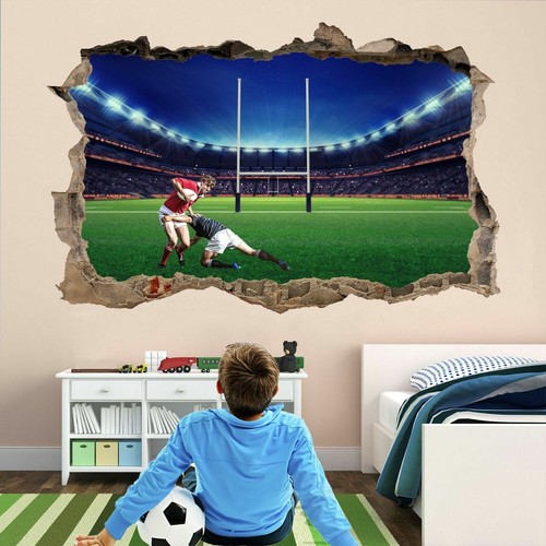 Rugby stadium wall - wall, art