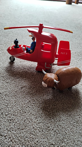 Postman pat helicopter with - pat,