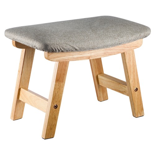 Wooden shoe stool footstool - wooden,