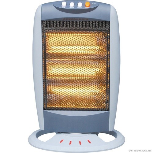 New 1200w halogen heater - new,