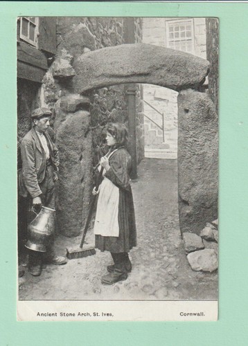Vintage cornwall postcard - vintage,